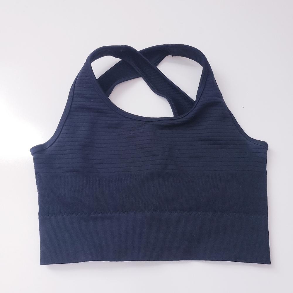 Alphalete Criss Cross Open Back Sports Bra